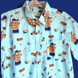 RSVLTS The Sandlot The Great Hambino Men's Sz XL Shirt Kanuflex 90s Summer AOP